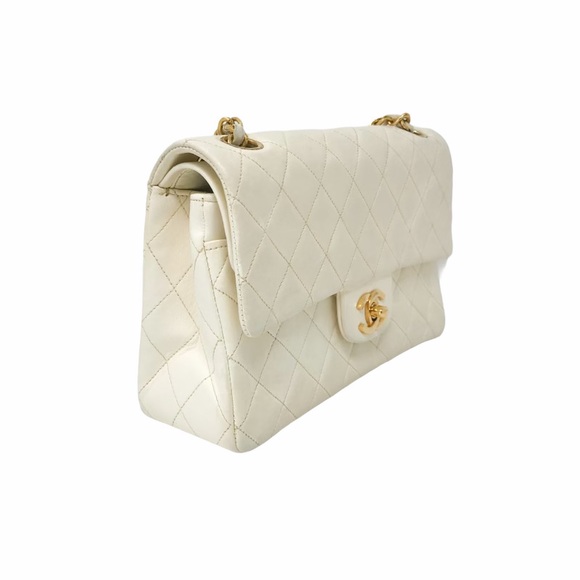 ❌SOLD❌Chanel Vintage Lambskin Small Double Flap - Picture 3 of 14